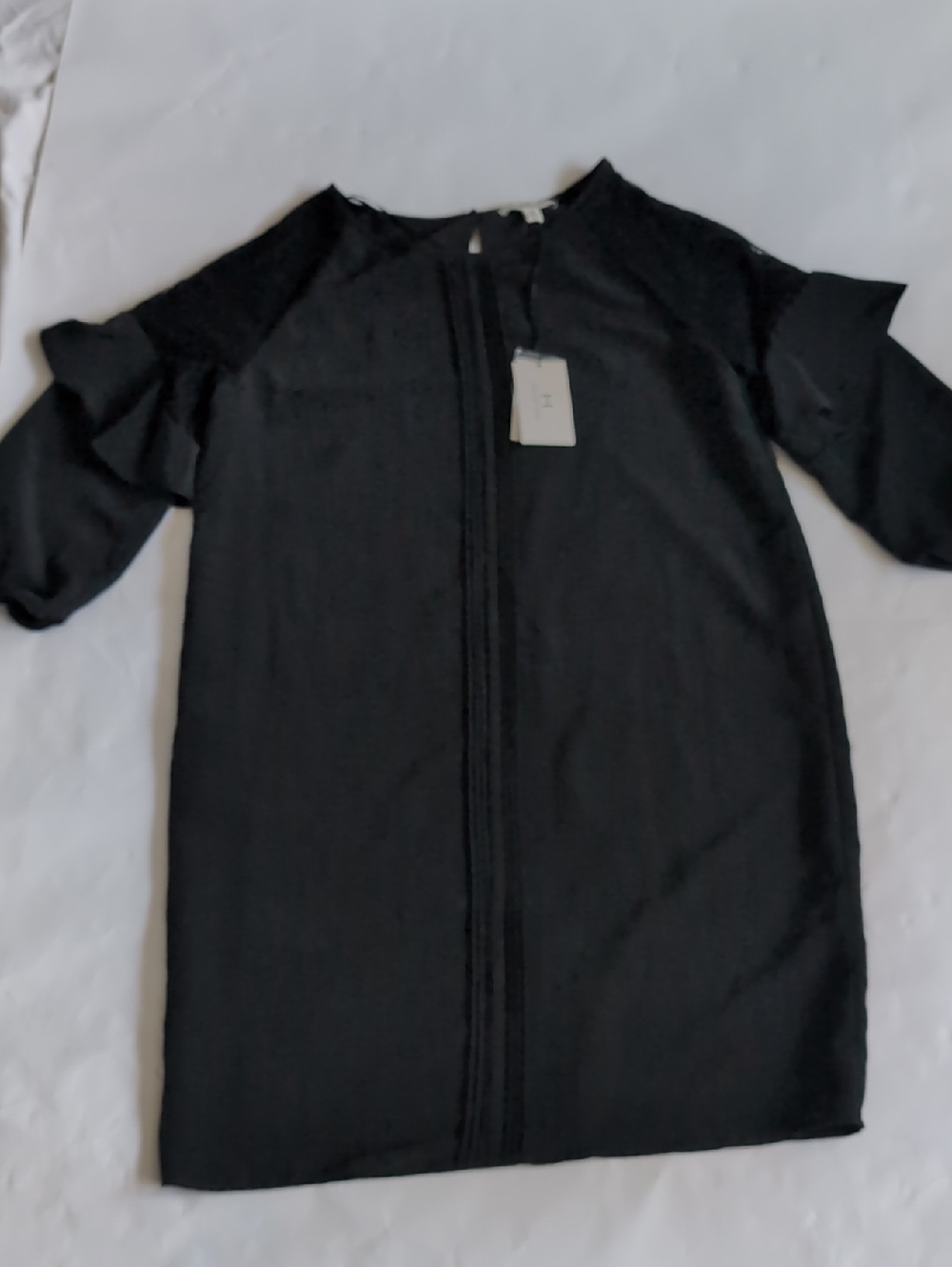 H by Halston Black Shift Dress - M